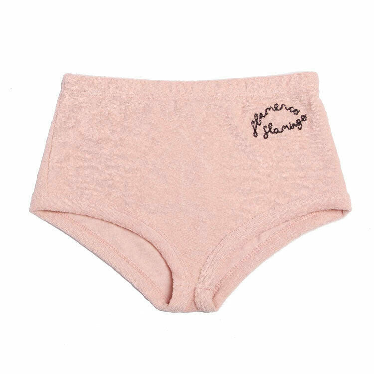 Wynken Plaster Pink Cotton Flamingo Girls Bloomer