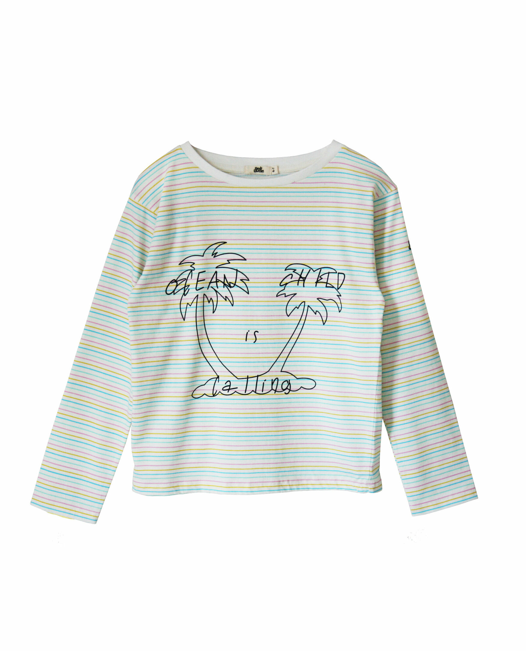 Bandy Button Cotton Pike Longsleeve Girls T Shirt