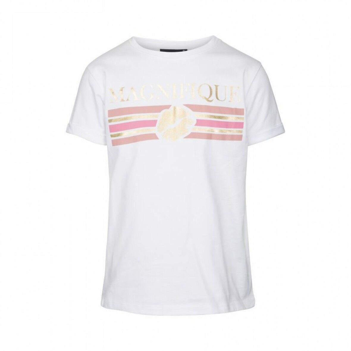 SOFIE SCHNOOR White Cotton Magnificent Girls T Shirt