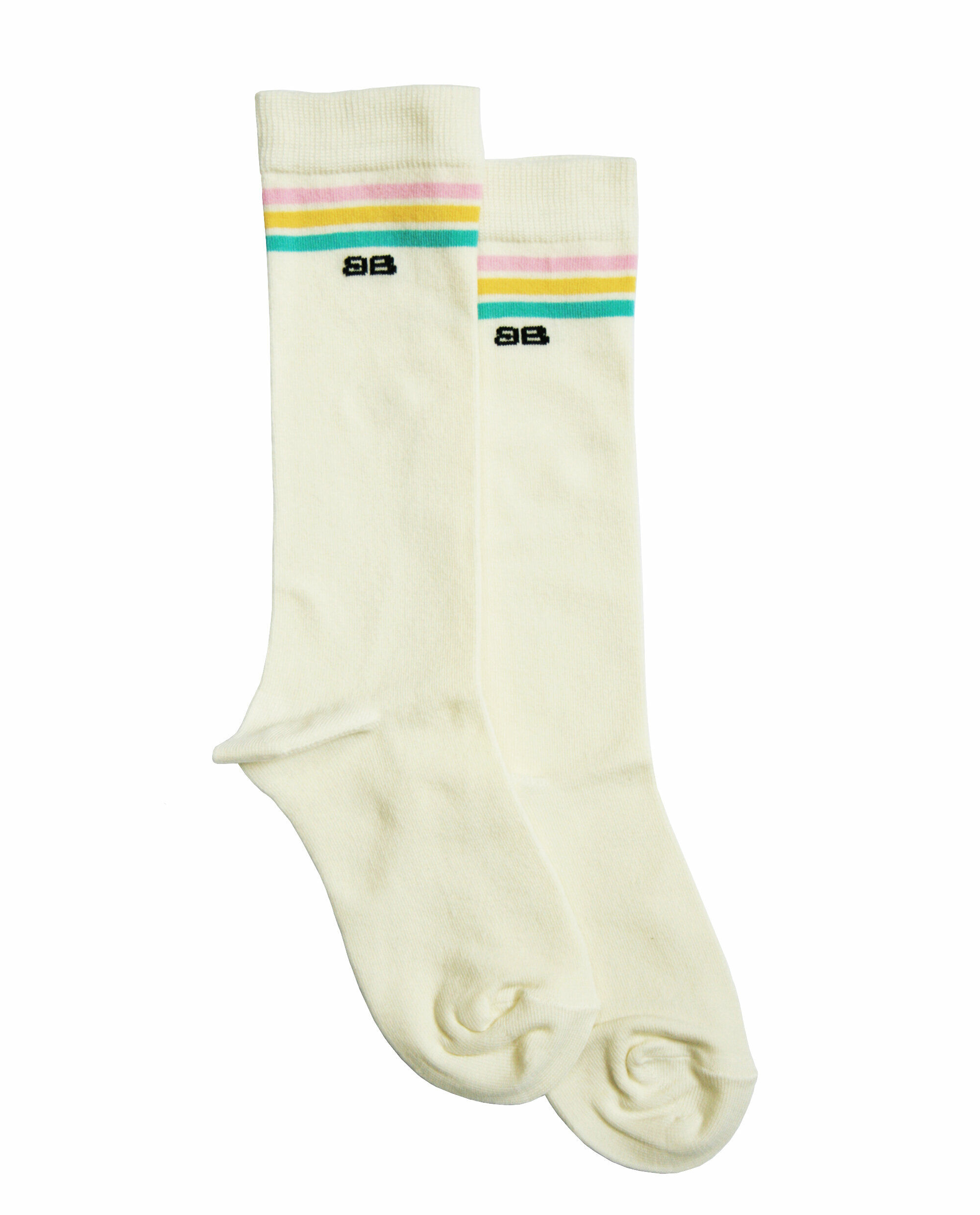 Bandy Button Cotton Tal Kids Socks