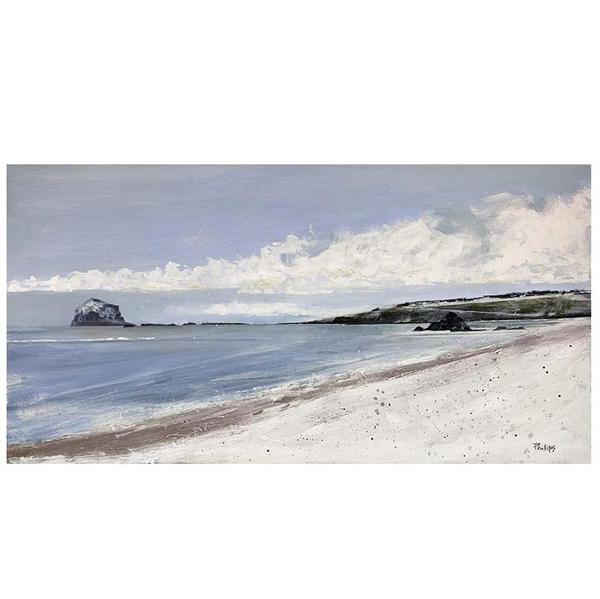 Amanda Phillips Small Bass Rock Art Print