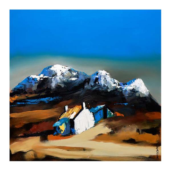 Garry Brander Small Frosty Snowcap Glencoe Print