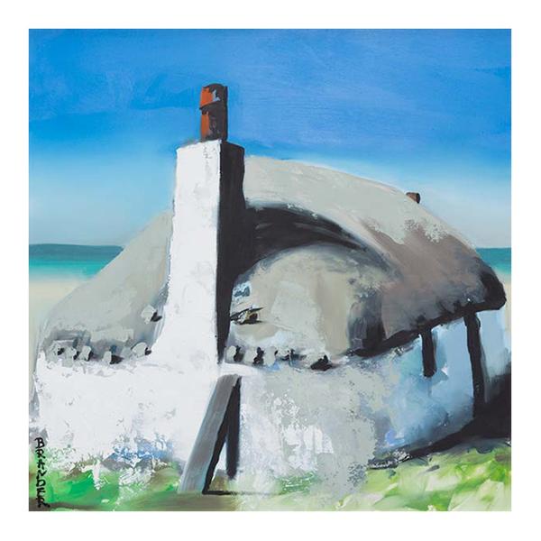 Garry Brander Large Botarubha Cottage North Uist Print