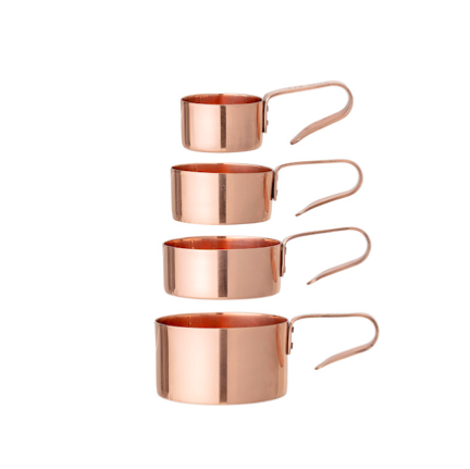 Copper Measuring Cup Set