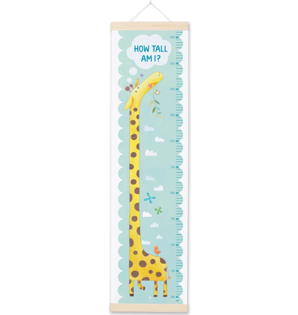 James Ellis Giraffe Canvas Height Chart