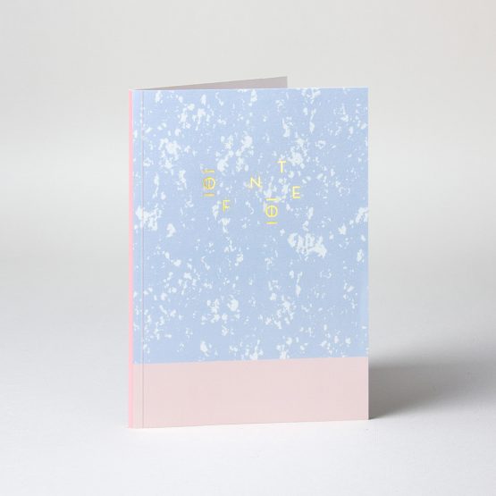 raquel torres A5 Blue Paper Marmoreal Notebook