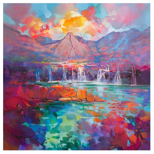 Scott Naismith Fairy Pools Of Skye Art Print