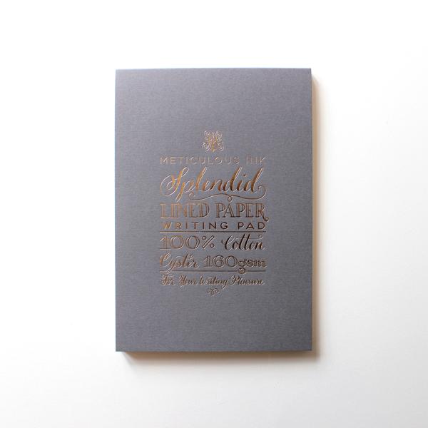 Meticulous Ink Lined Writing Pad