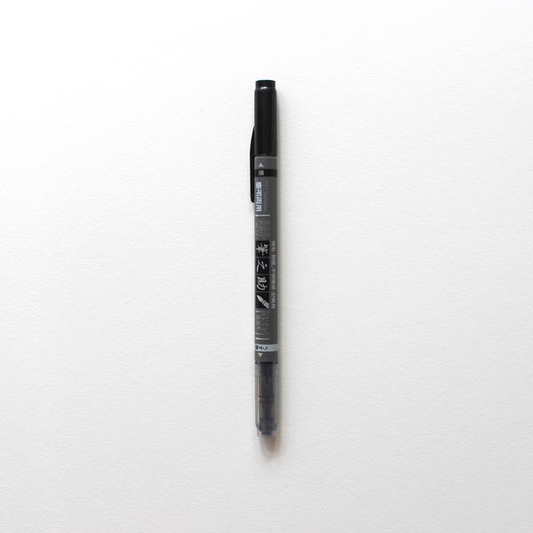 Tombow Tombow Brush Pen Dual Tip Black Grey