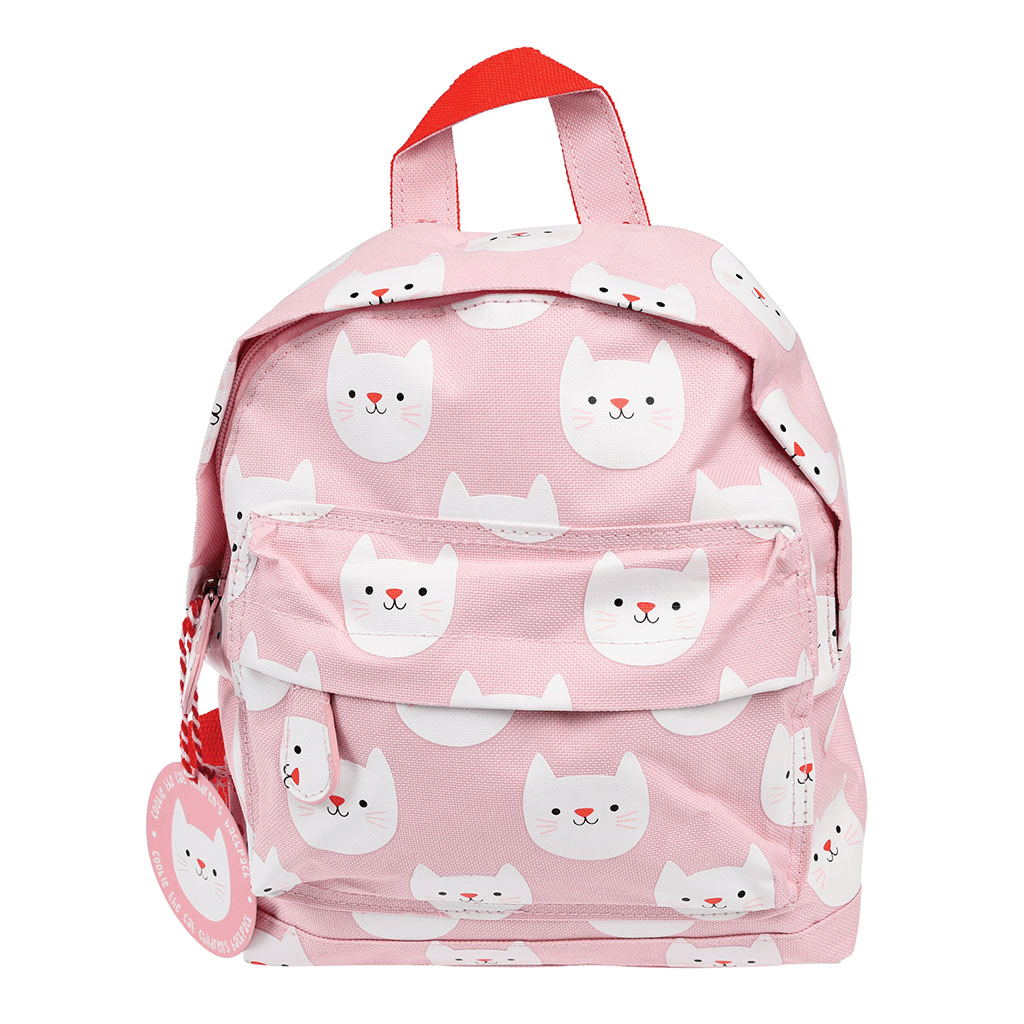 Rex London Mini Pink Polyester Cookie The Cat Backpack