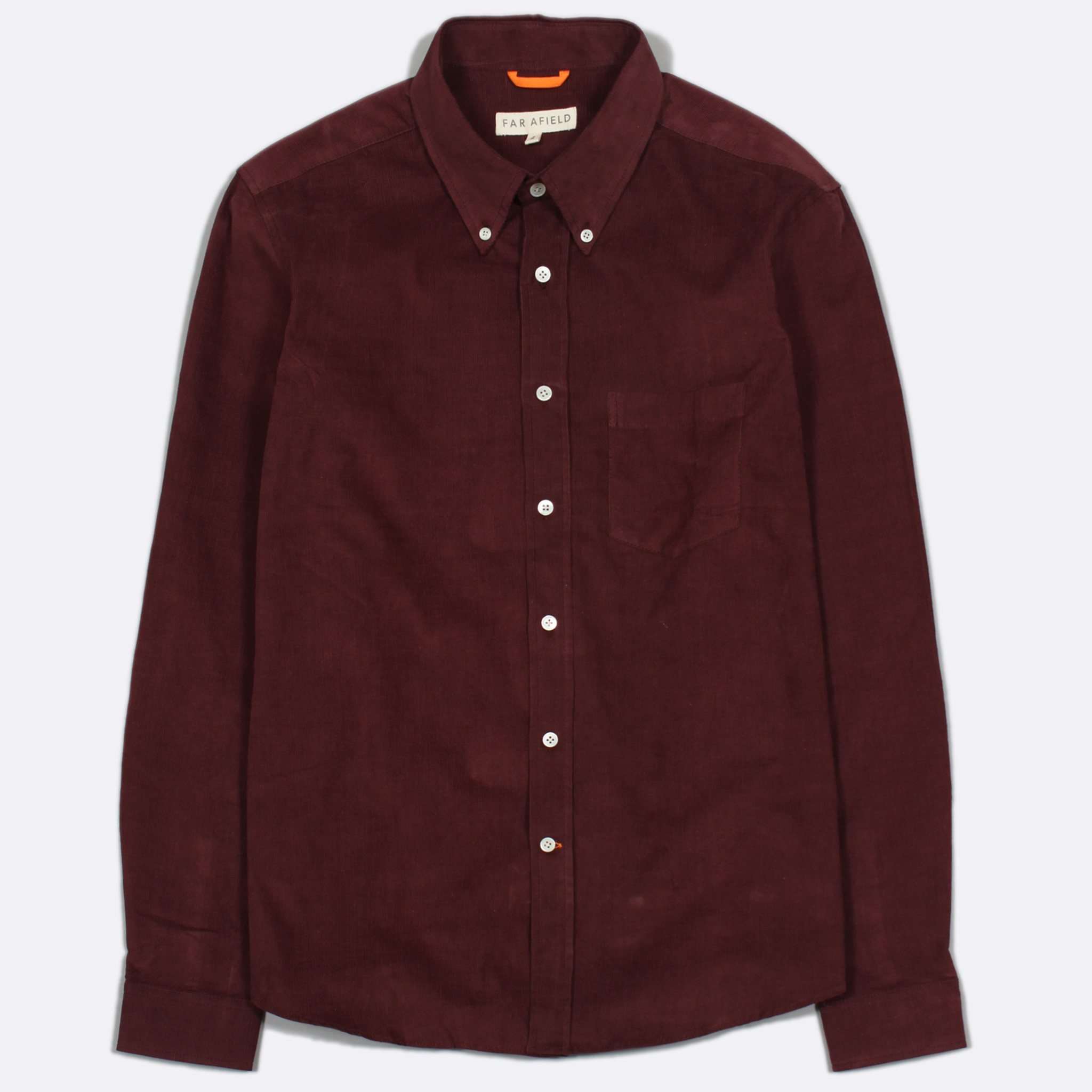 Trouva: Corduroy Bitter Chocolate Long Sleeve Shirt