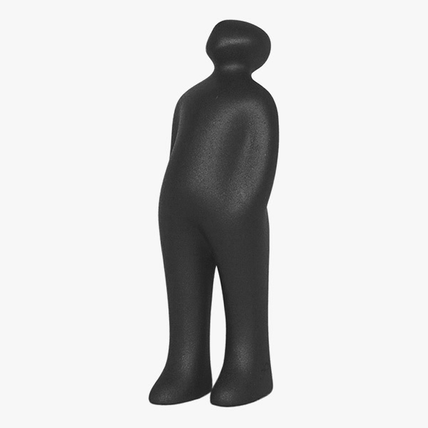 CORES DA TERRA The Visitor Small Cremic Sculpture - 24 Black 