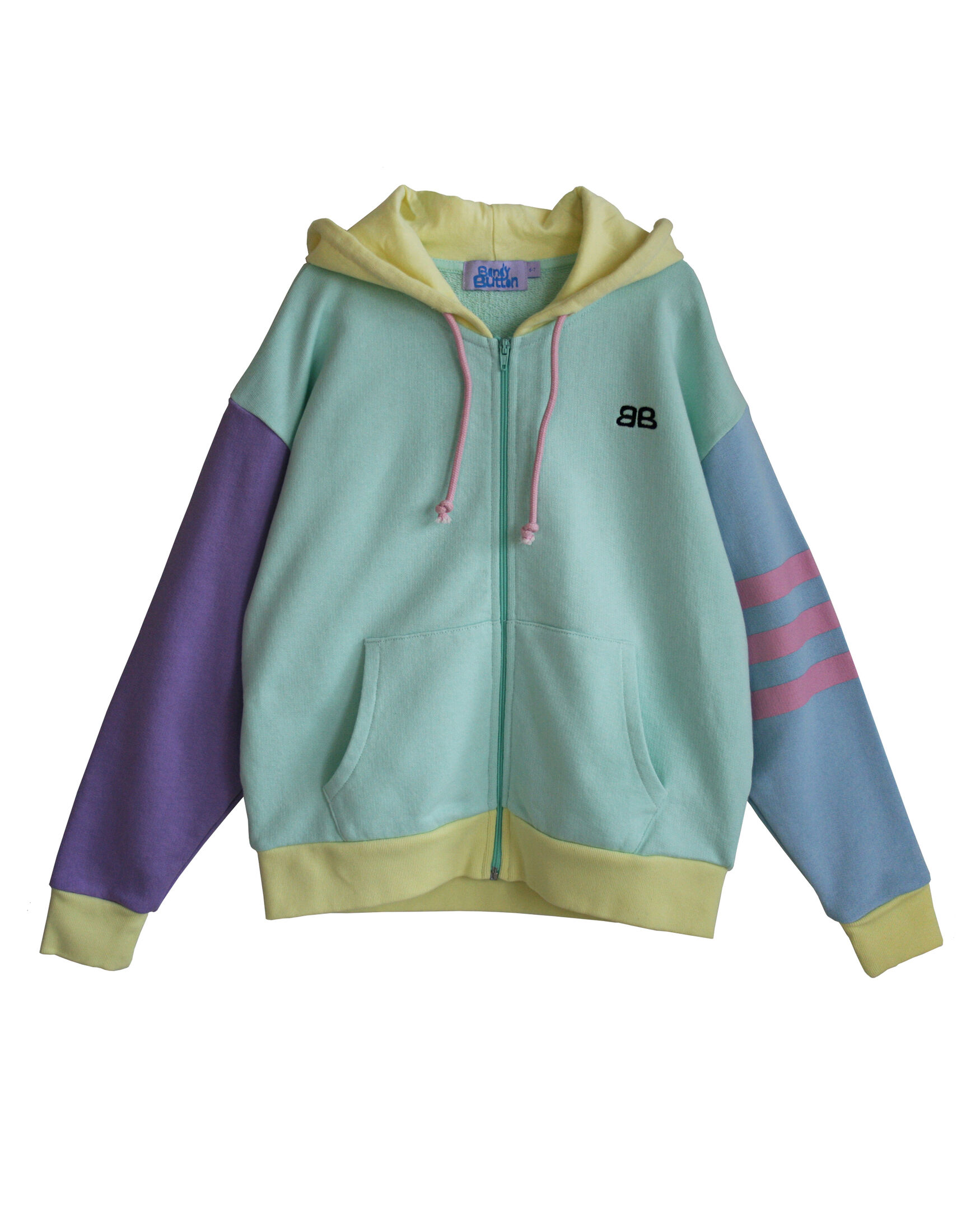 Bandy Button Cotton Smile Girls Sweat Jacket