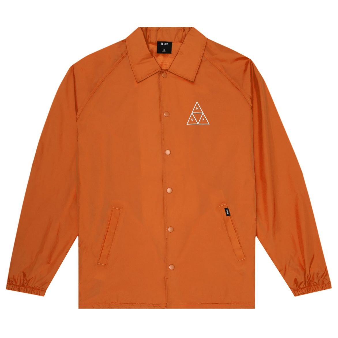 HUF Essentials Triple Triangle Coach Jacket - Rust