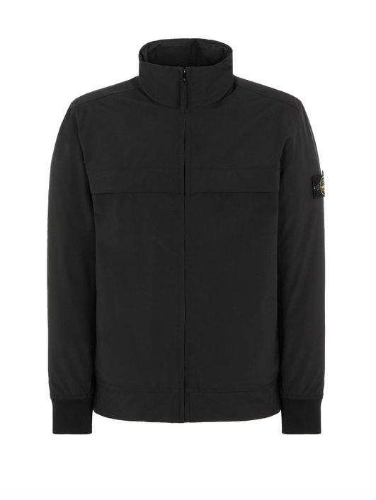 Stone Island Black Soft Shell-R Jacket 