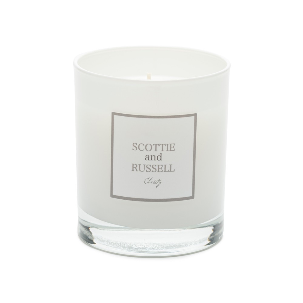 Scottie & Russell 'Clarity' S&R White Linen Scented Candle