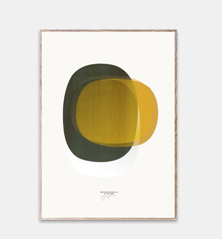 Jonas Wagall Sketchbook Abstraction 1 art print 50 x 70cm