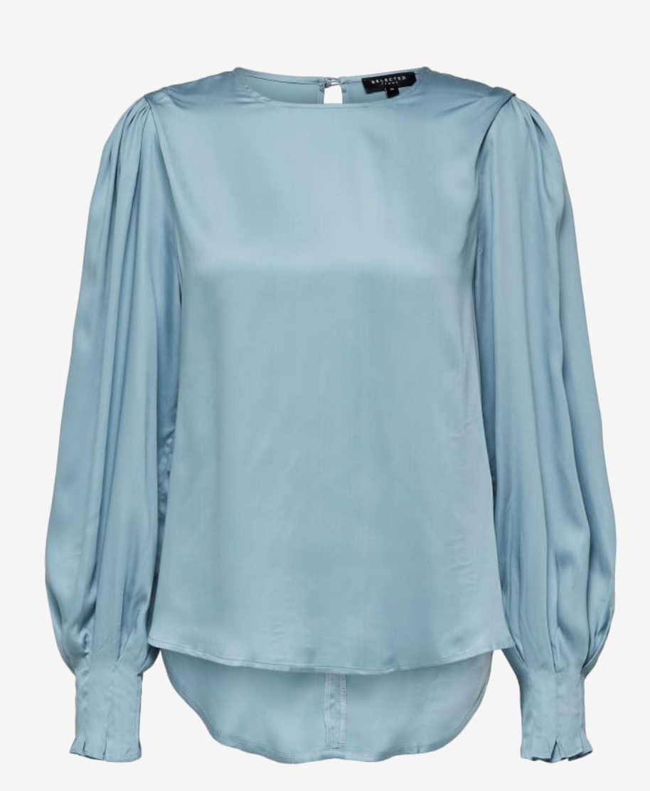 Selected Femme Paige Long Sleeved Top - Arona 