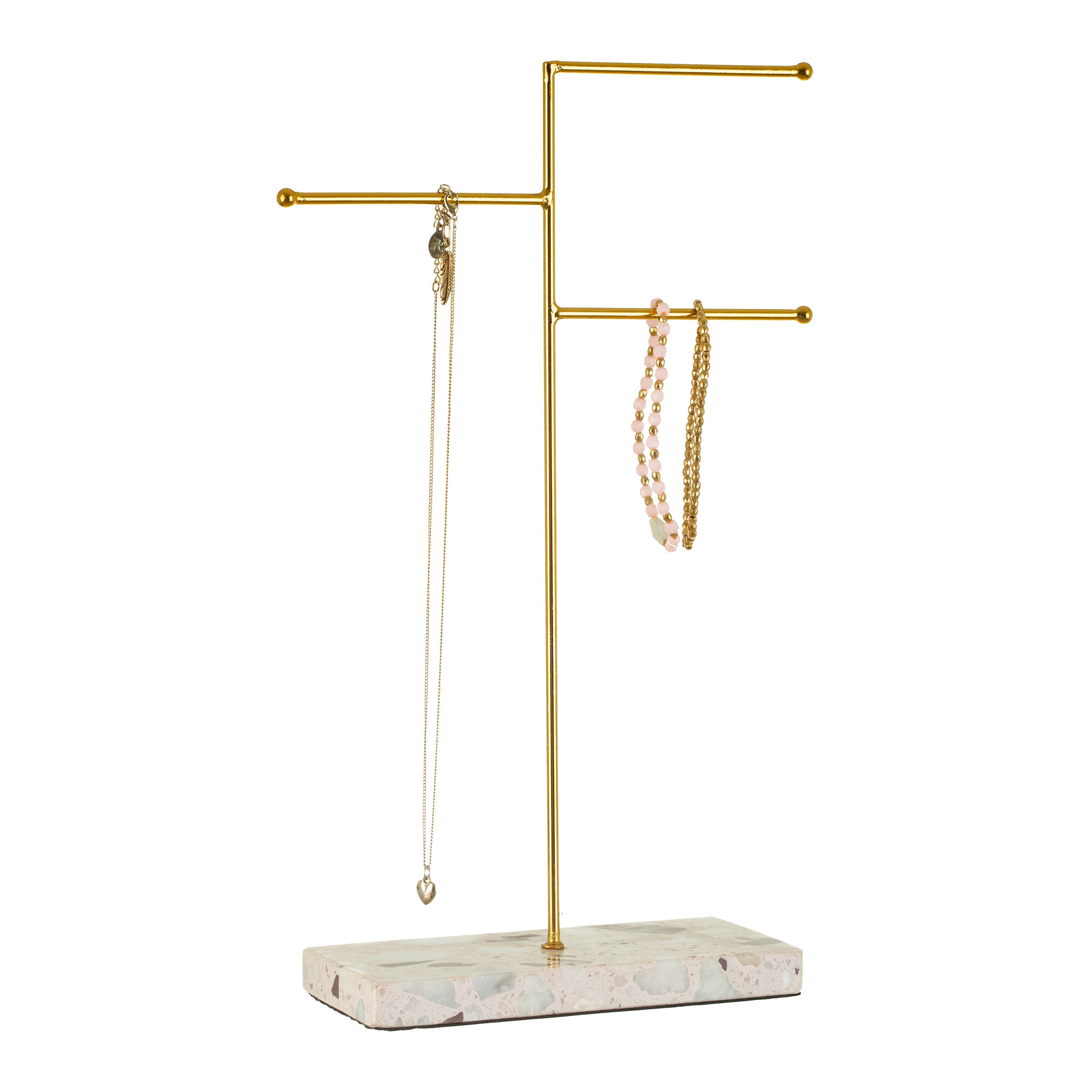 Sass & Belle  Three Tier Terrazzo Jewellery Stand