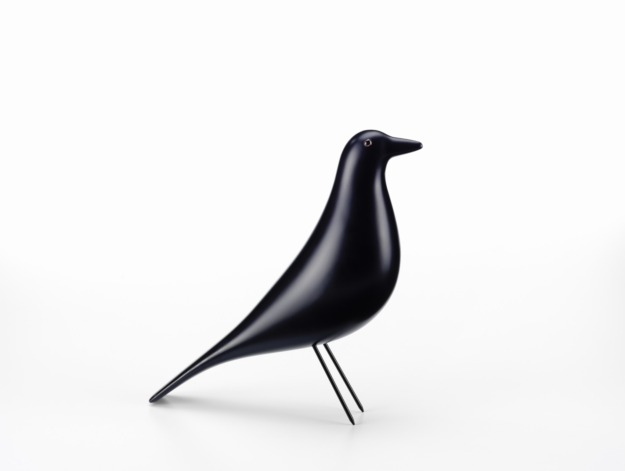 Vitra Black Lacquer Finish Alder Wood Eames House Bird