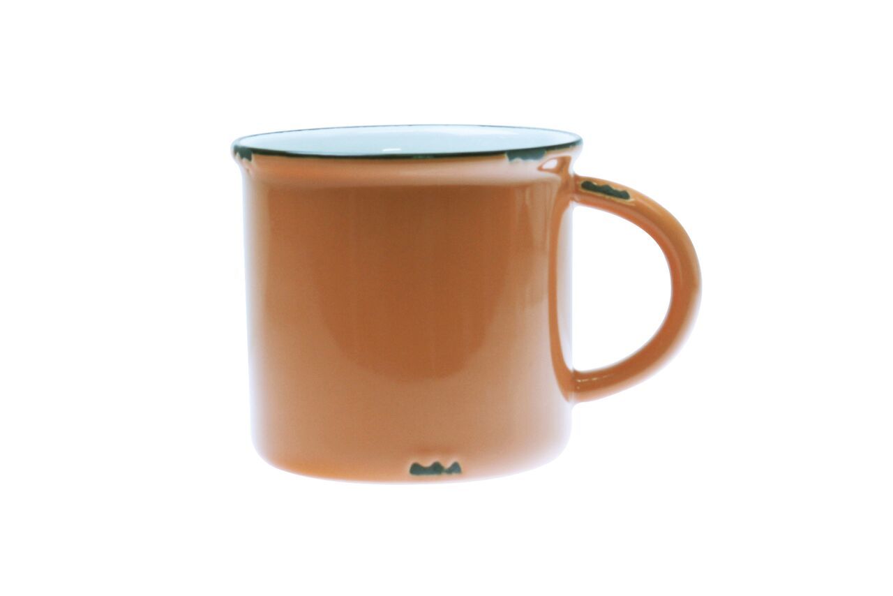 Canvas Homeware Burnt Orange Tinware Mug