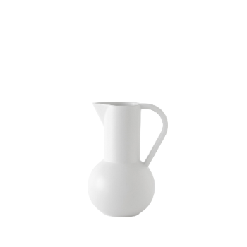 raawii Small White Earthenware Jug