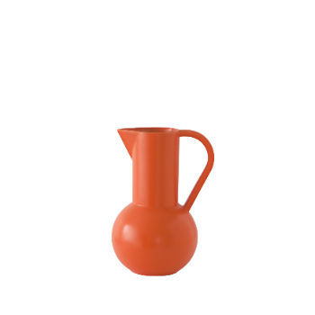 raawii Small Orange Earthenware Jug