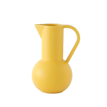 raawii Strøm Large Jug Yellow