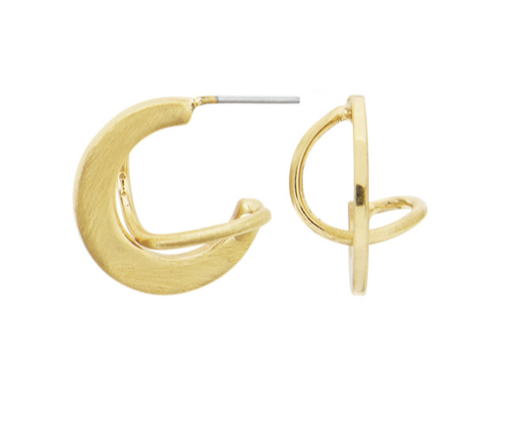 Dansk Smykkekunst Tara Tangle Earring Gold Plating