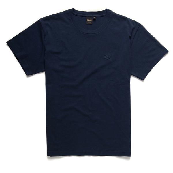 Trouva: Steve Shield Tee Shirt Mid Blue