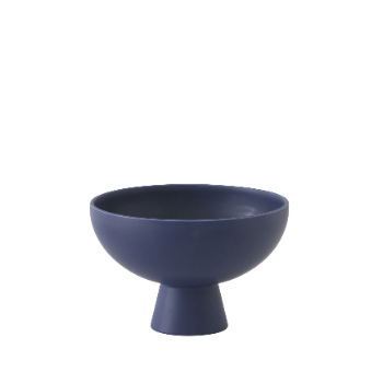 raawii Large Blue Earthenware Bowl