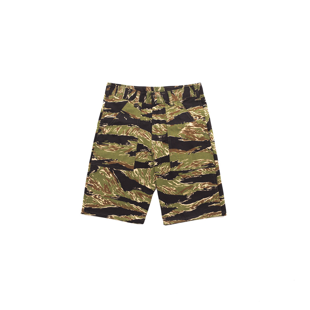 Stan Ray  Green Cotton Tigerstripe Ripstop Fatigue Short