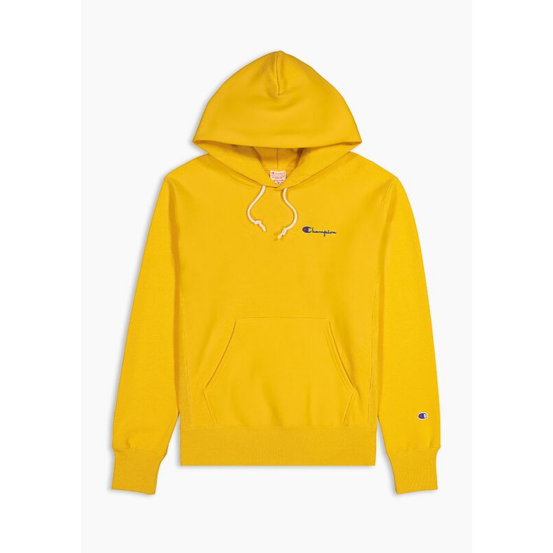 Champion Small Script Logo Hood - Gold