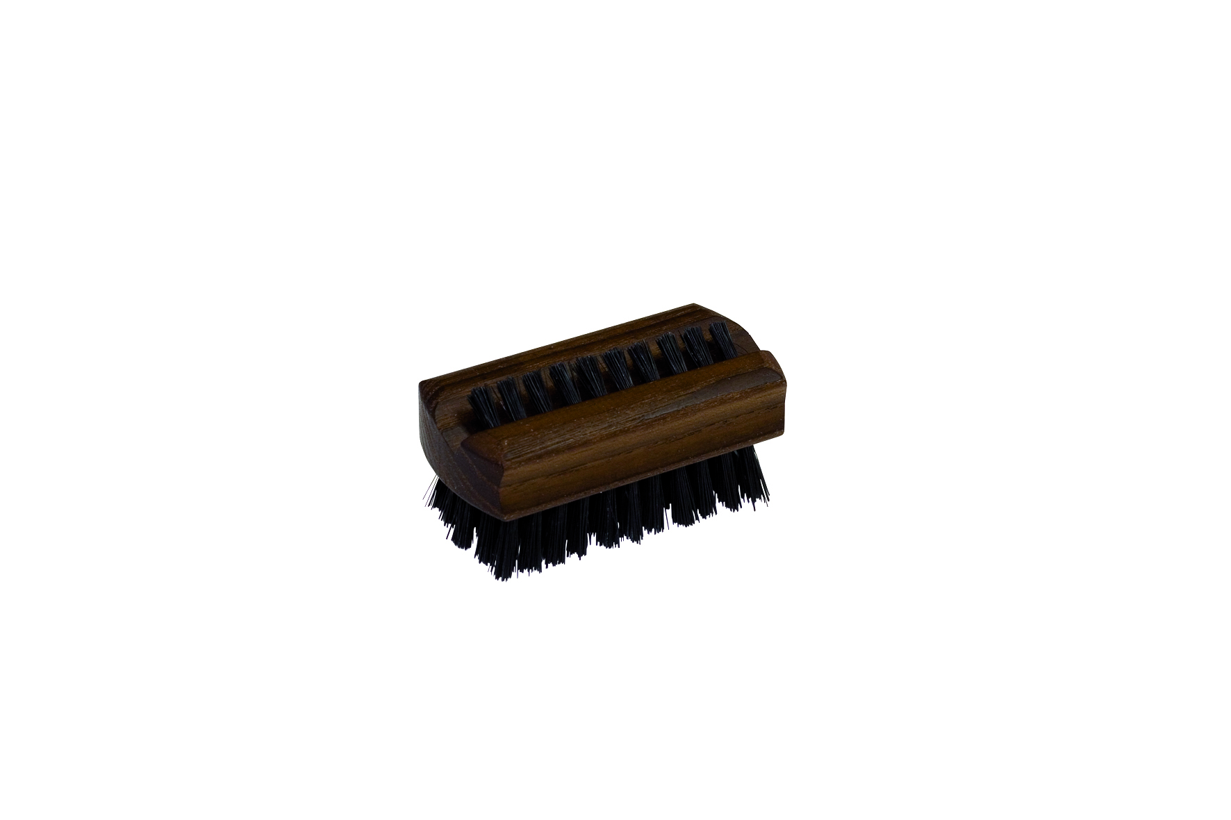 Redecker 6 x 2.8cm Wooden Dark Travel Nail Brush