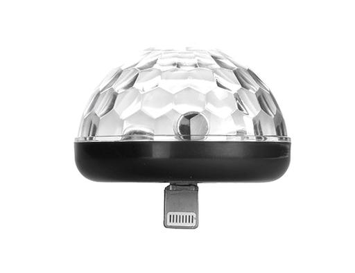 Kikkerland Design Black Phone Disco Light