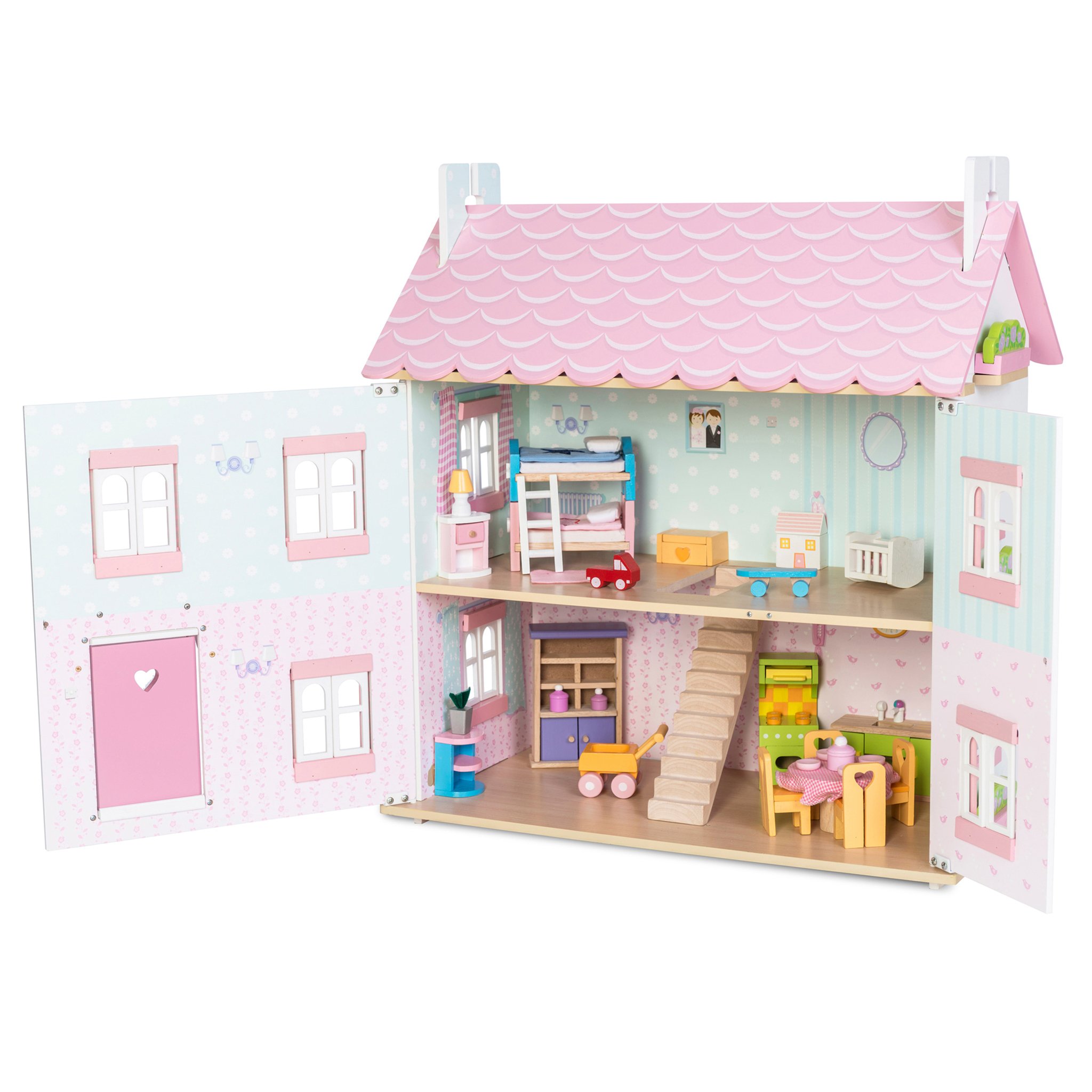 wooden dolls house