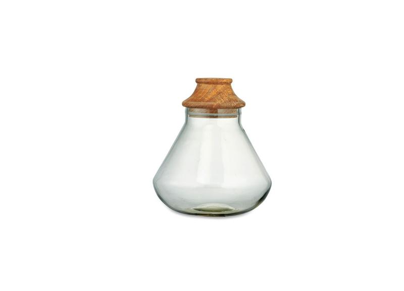 Nkuku Large Clear Deeka Storage Jar