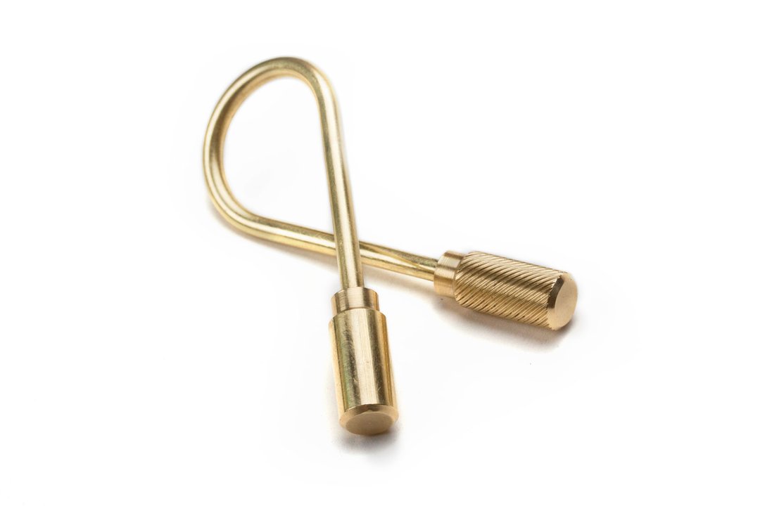 Craighill Helix Keyring - Brass