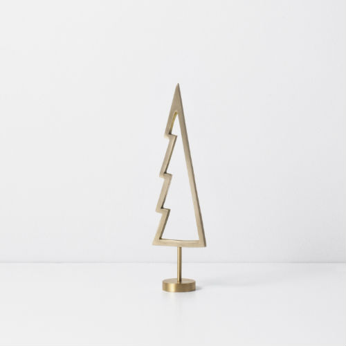 Ferm Living Gold Brass Winterland Outline Tree