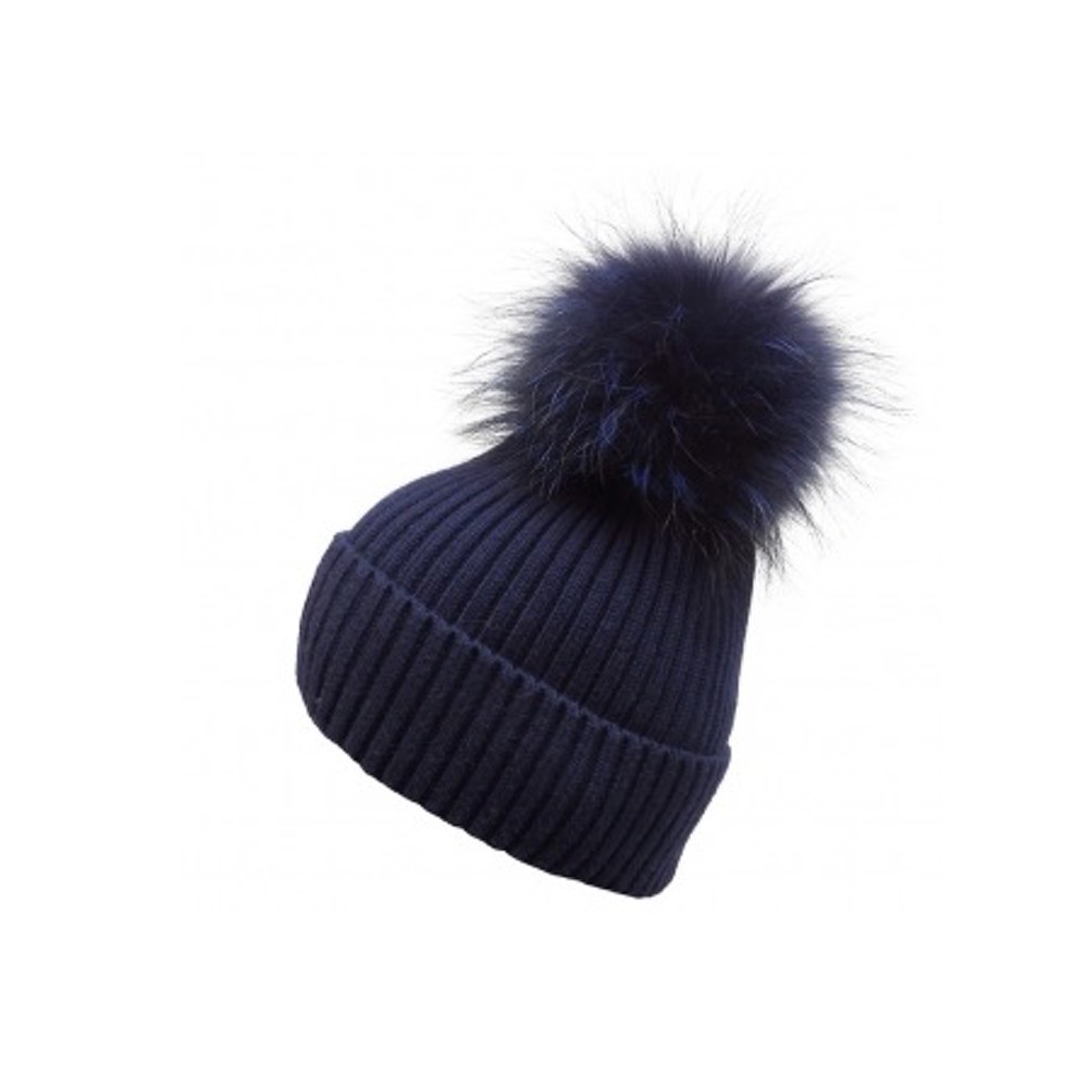 Scottie & Russell Navy bobble hat