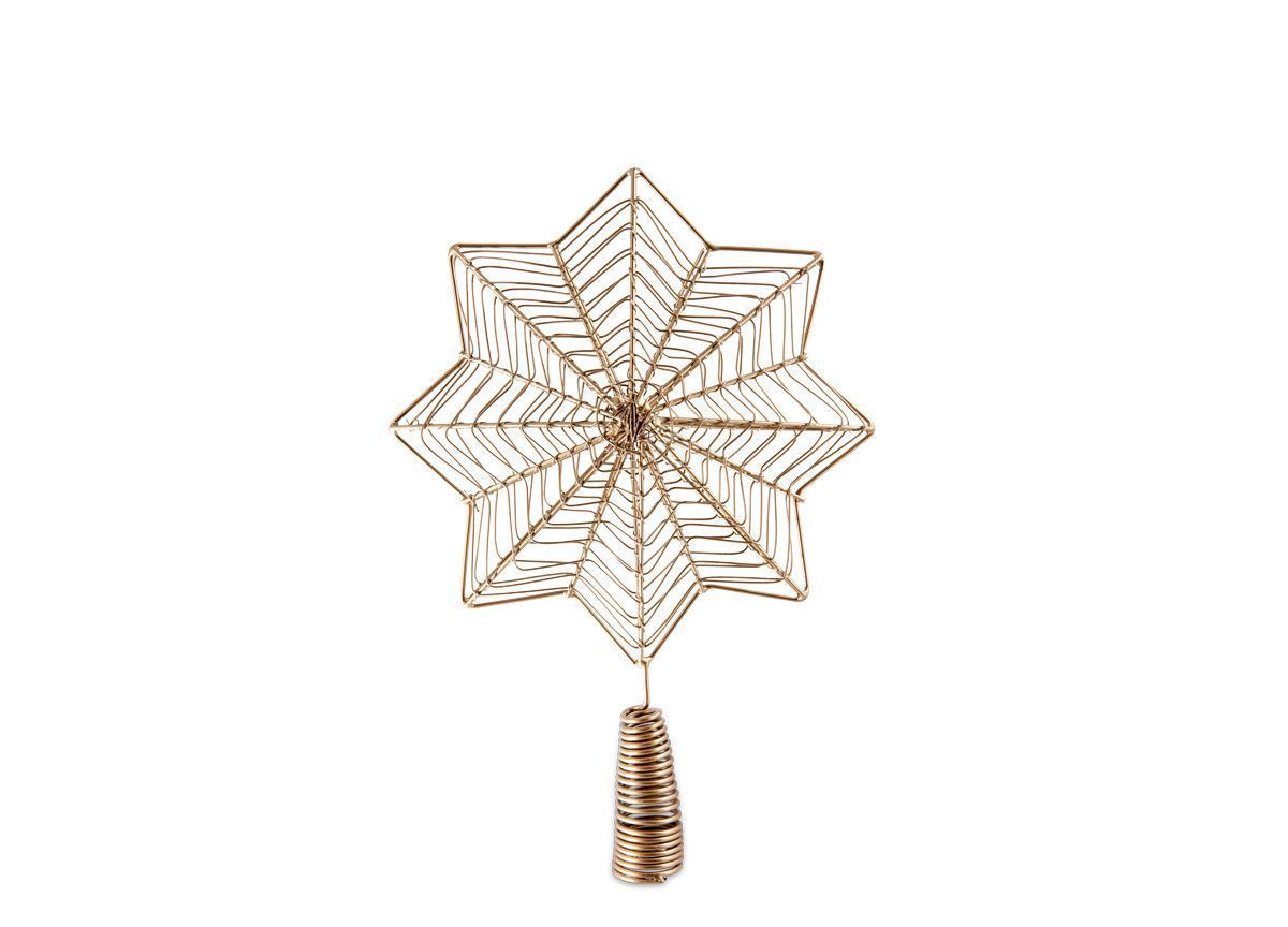 Nkuku Brass Ngoni Giant Star Tree Topper