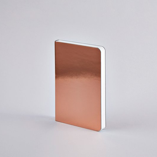 Nuuna Notebook Artificial Leather Cover Shiny Starlet S Copper