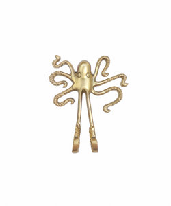 Doing Goods Matte Gold Brass Ella Octopus Hook