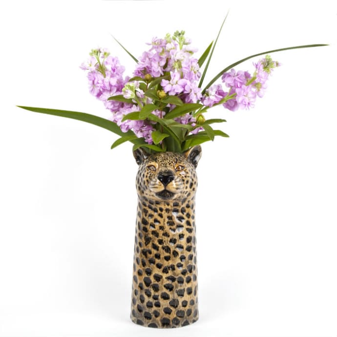 Quail Ceramics Ceramic Leopard Vase