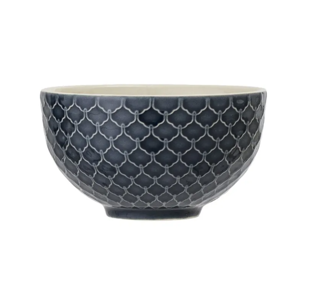 Design 1 Blue Naomi Stoneware Bowl Bloomingville