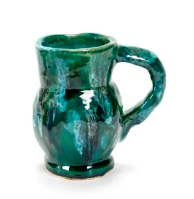 Green Ceramic Water Vase by Serax