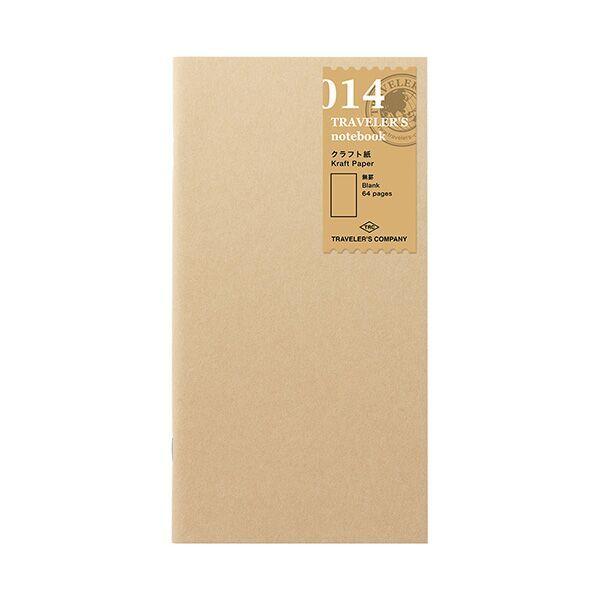 Traveler's Company Traveler's Notebook Refill 014 Kraft Paper Notebook Regular Size