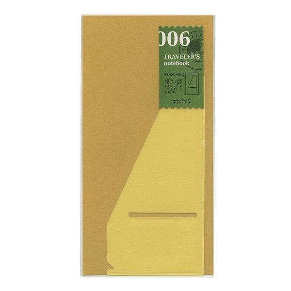 Traveler's Company Traveler's Notebook Refill 006 Pocket Sticker L Regular Size