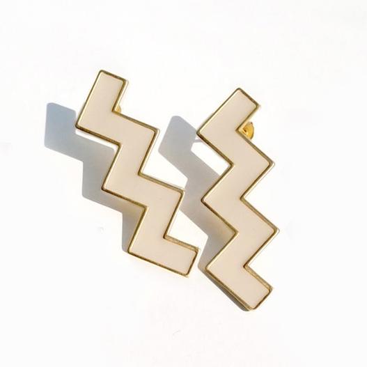 Matter Matters Zs Earrings Beige