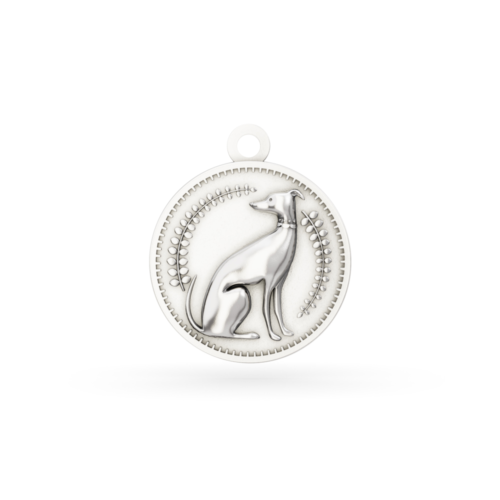 LICENSED TO CHARM Sterling Silver Enchanted Animals Dog Charm